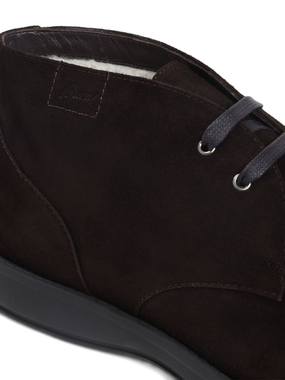 suede lace-up desert boots - 4