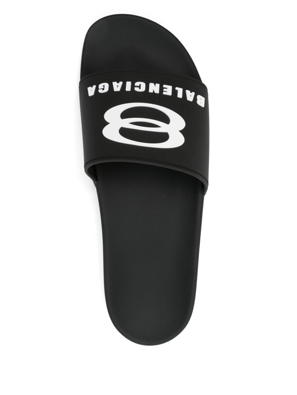 logo-embroidered pool slides - 4
