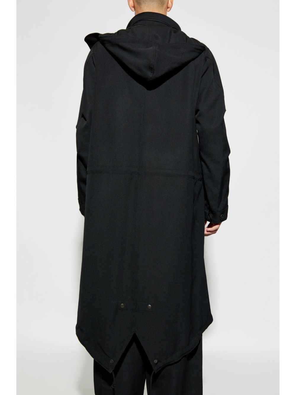 hooded trench coat - 4