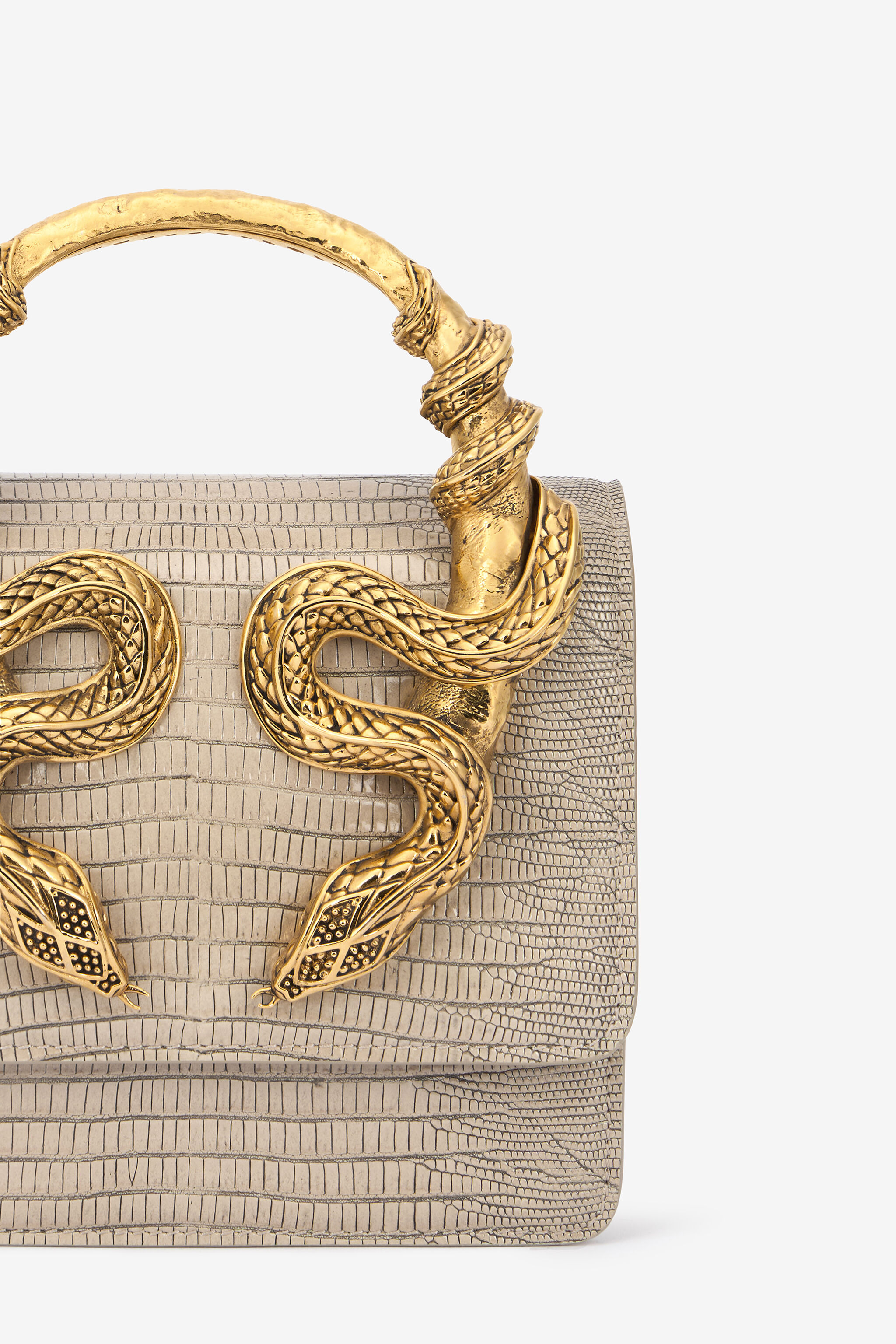 Ivory Bag With Snakes - 4