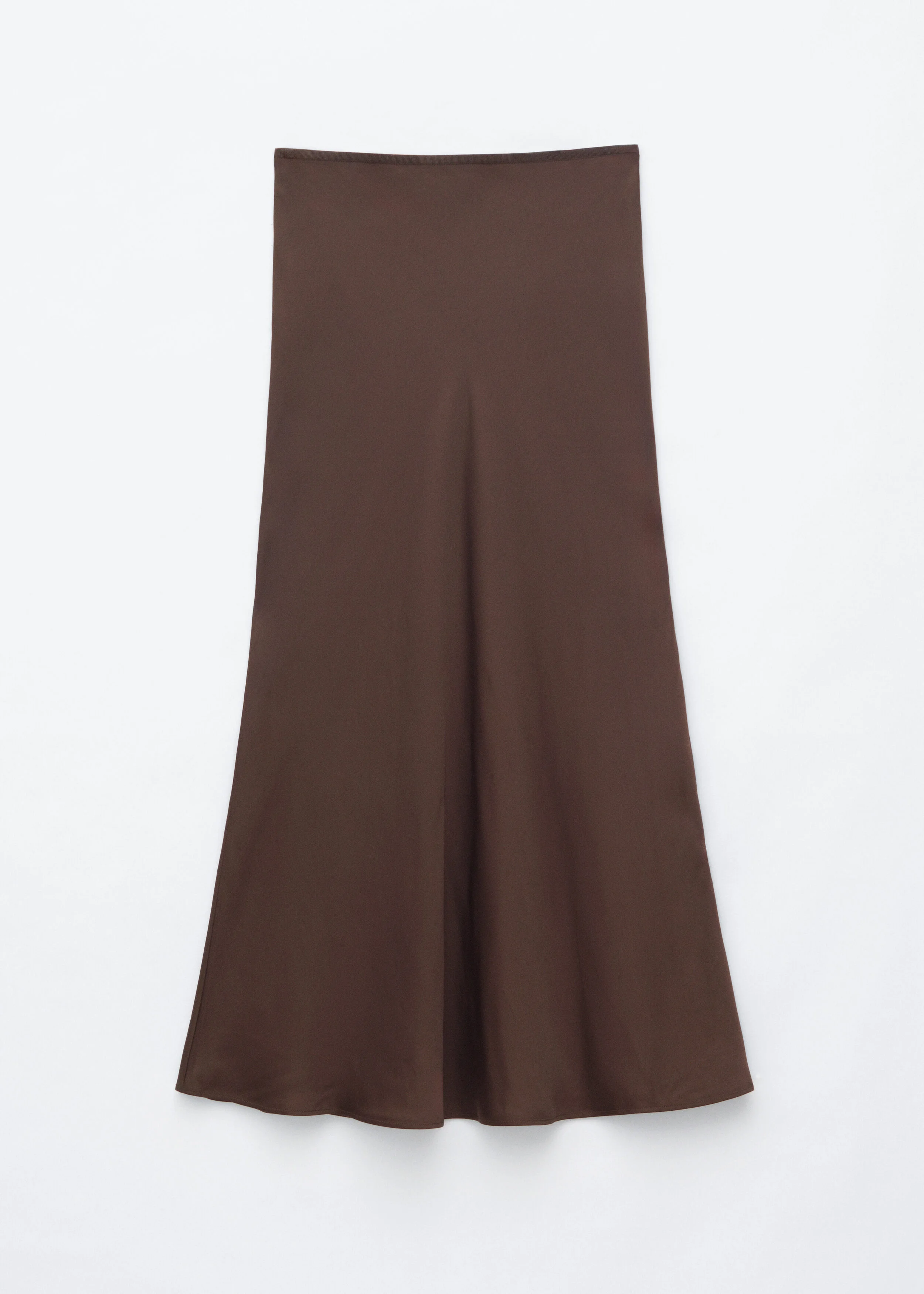Satin Maxi Skirt - 1