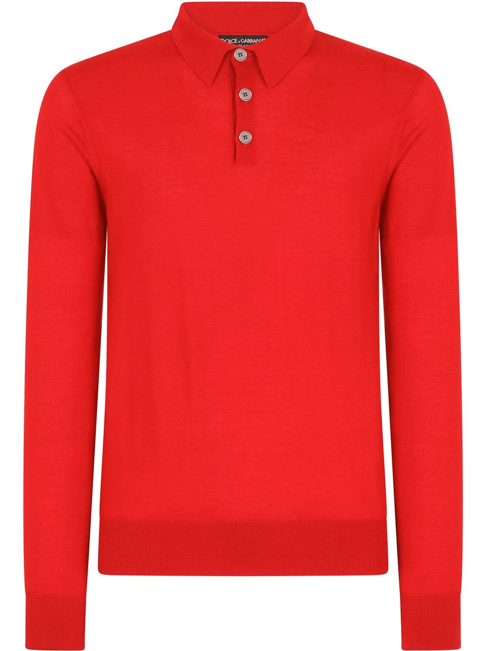 long-sleeve polo shirt - 1