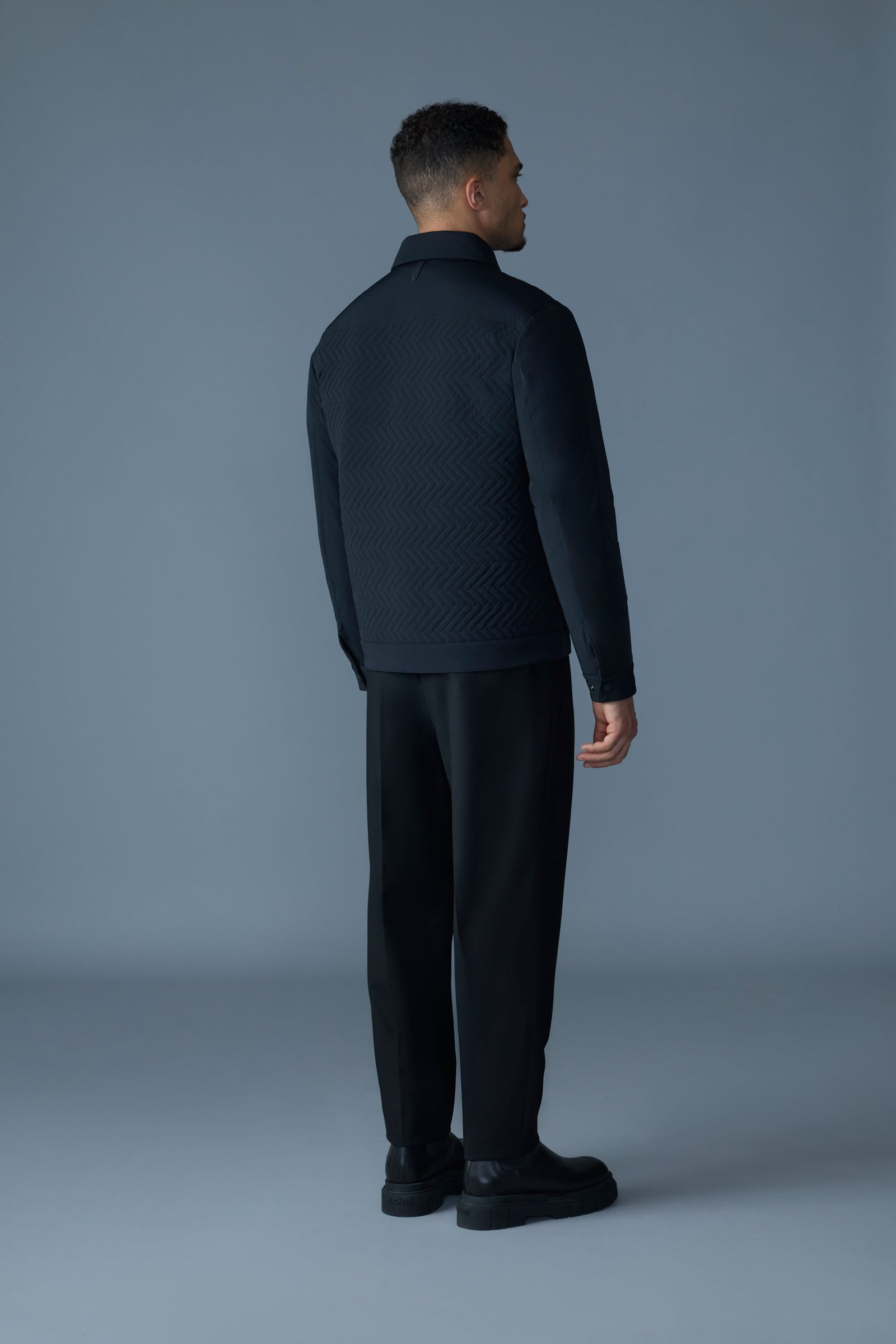 MAXWELL Quilted Down Shirt Jacket - 4