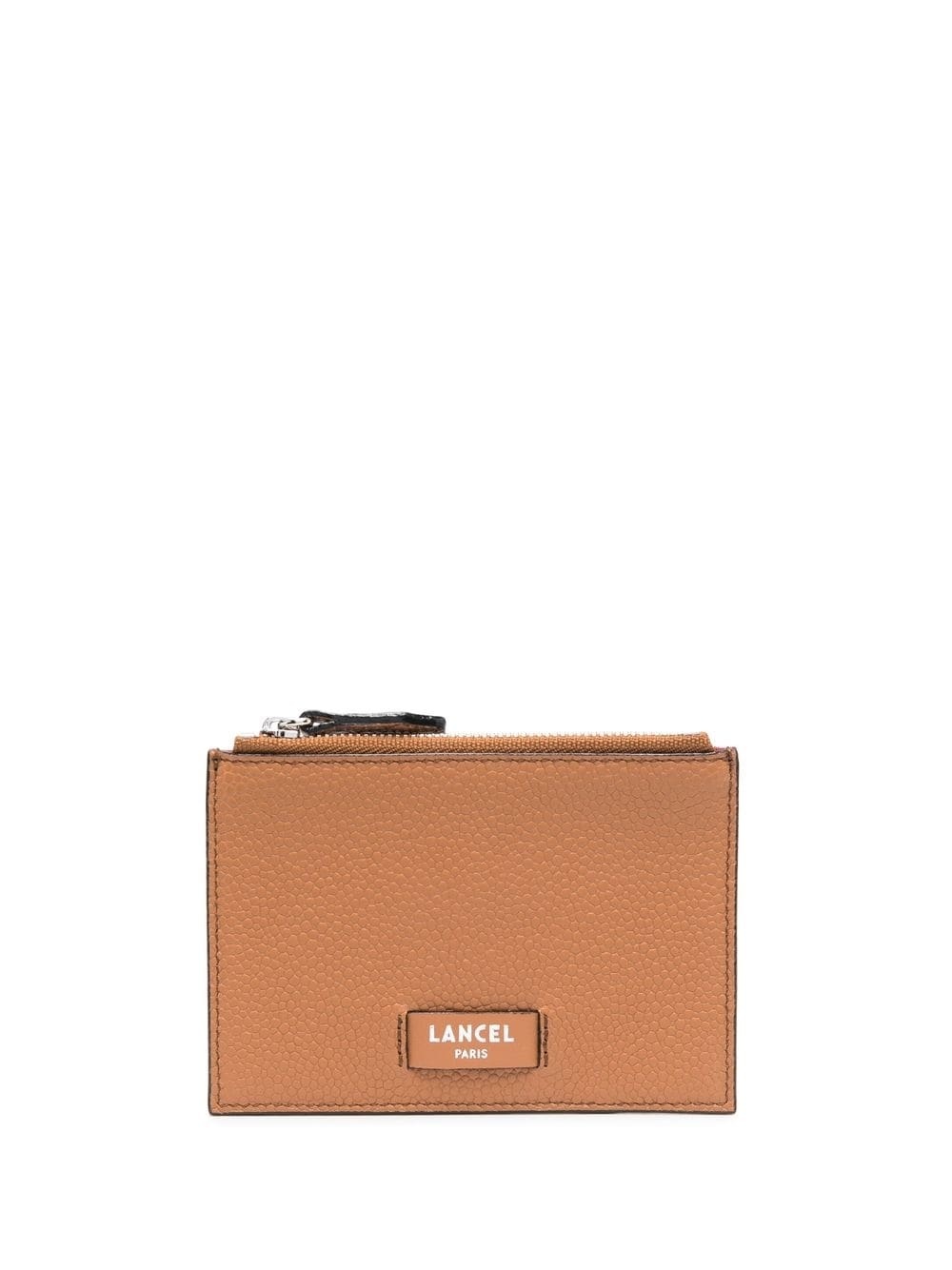 zip leather cardholder - 1