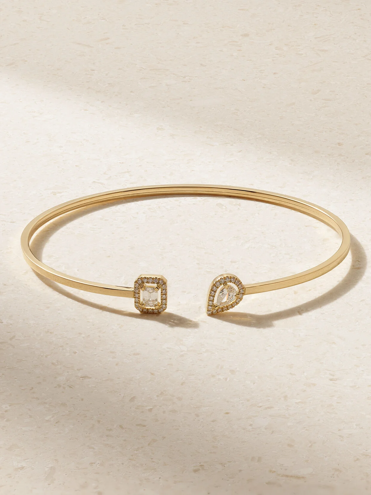 My Twin Toi & Moi 18-karat Gold Diamond Cuff - 1