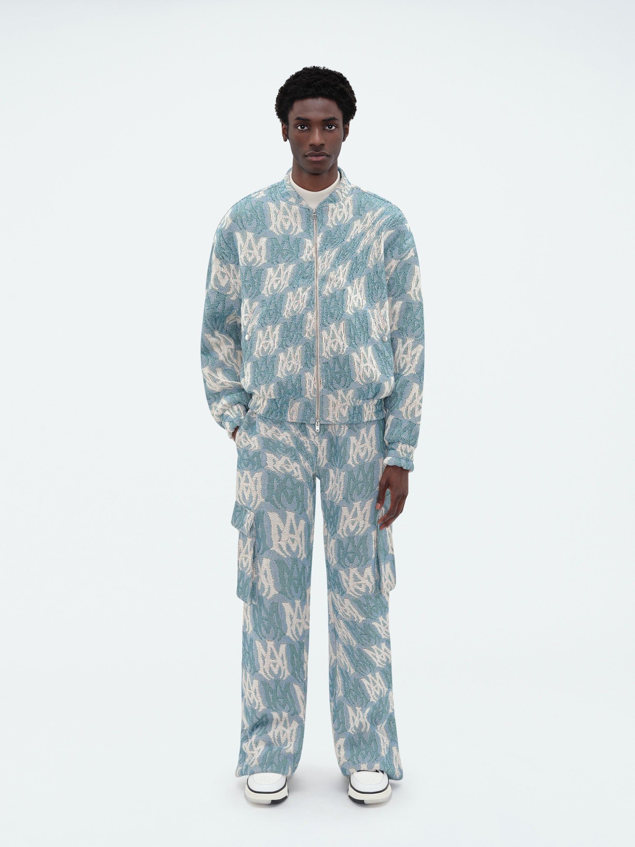 M.A. TAPESTRY CARGO FLARE PANTS - 2