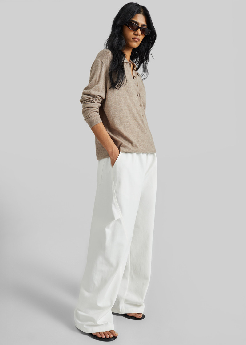 Tulsa Curved Pants - White 4