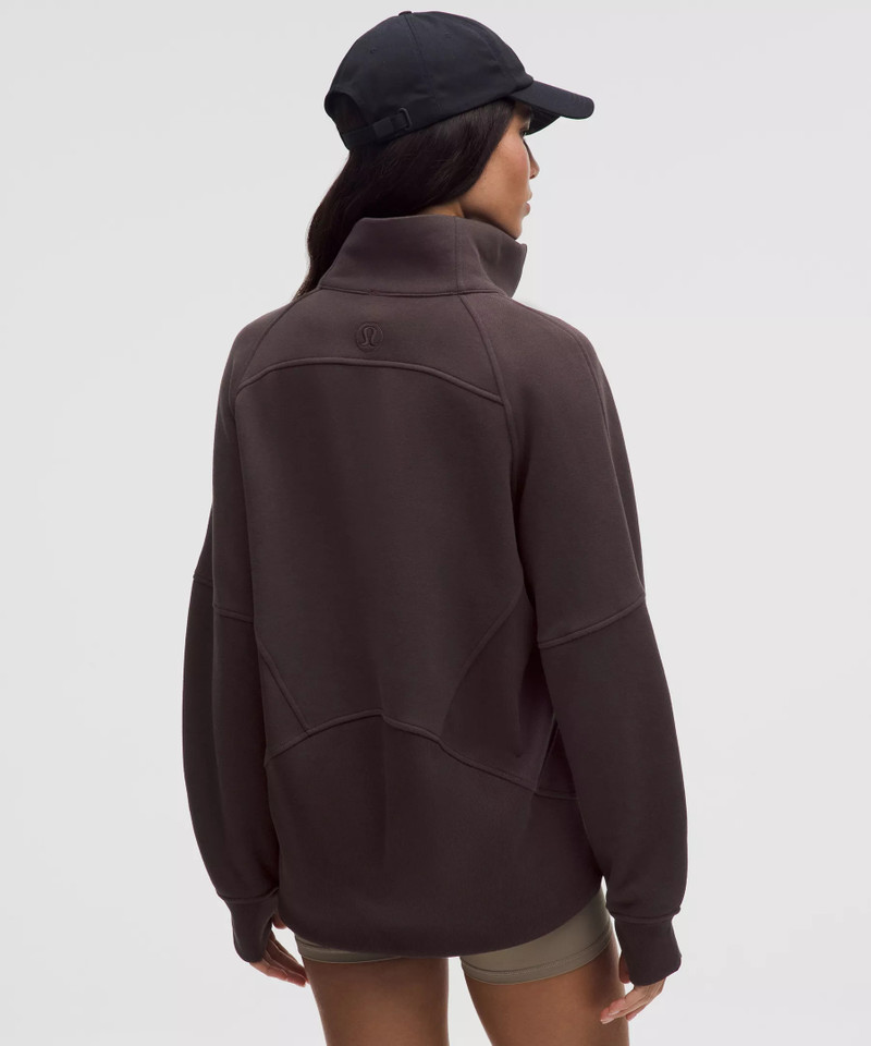 Scuba Oversized Funnel-Neck Half Zip *Long 3
