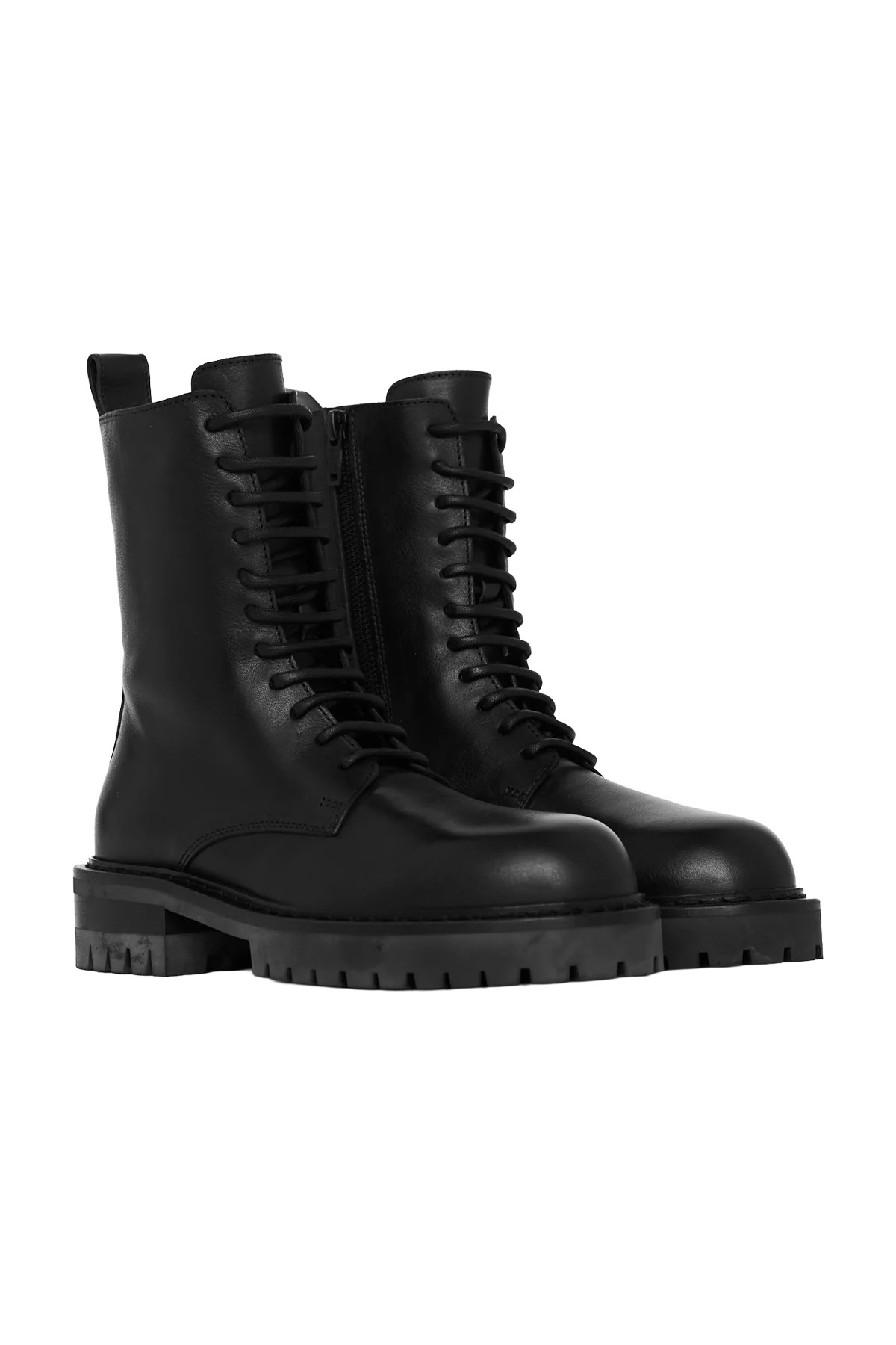 Ann Demeulemeester  Skagi Rounded Ankle Boots - Womens Black - 2