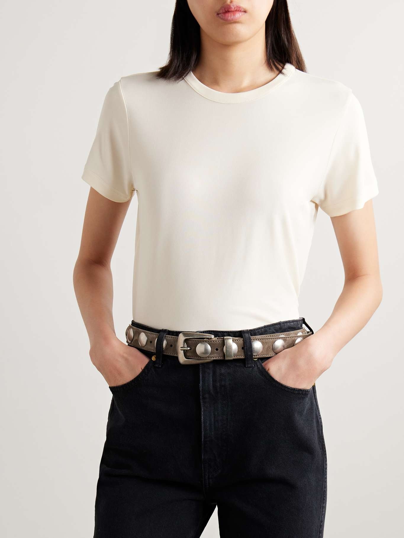 Benny studded suede belt - 2