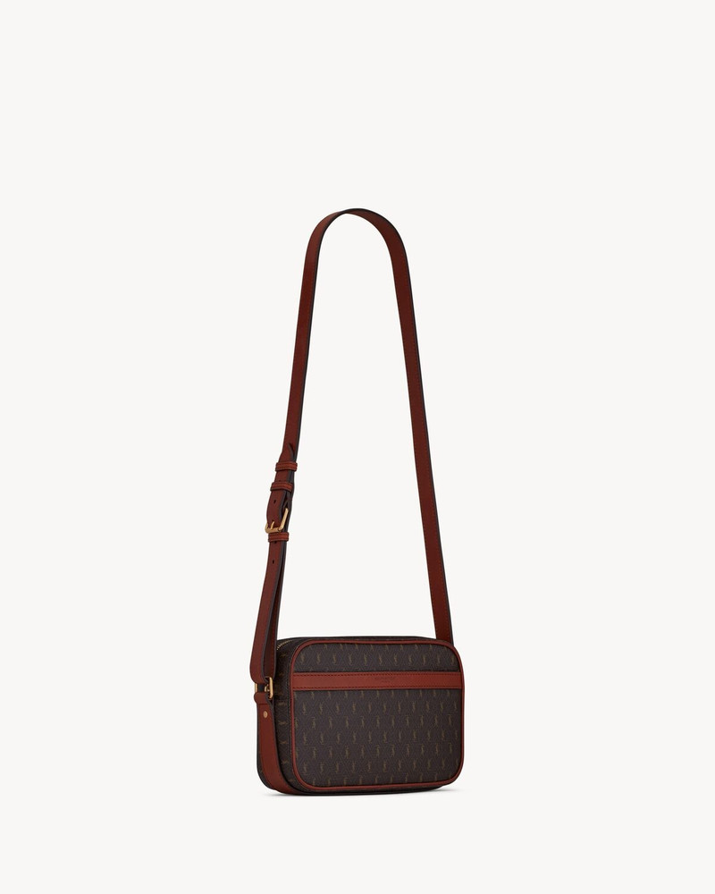 LE MONOGRAMME CAMERA BAG IN CASSANDRE CANVAS AND SMOOTH LEATHER 4