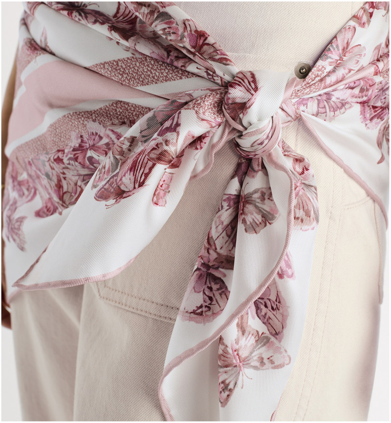 Dior Camo Papillon 90 Square Scarf 3