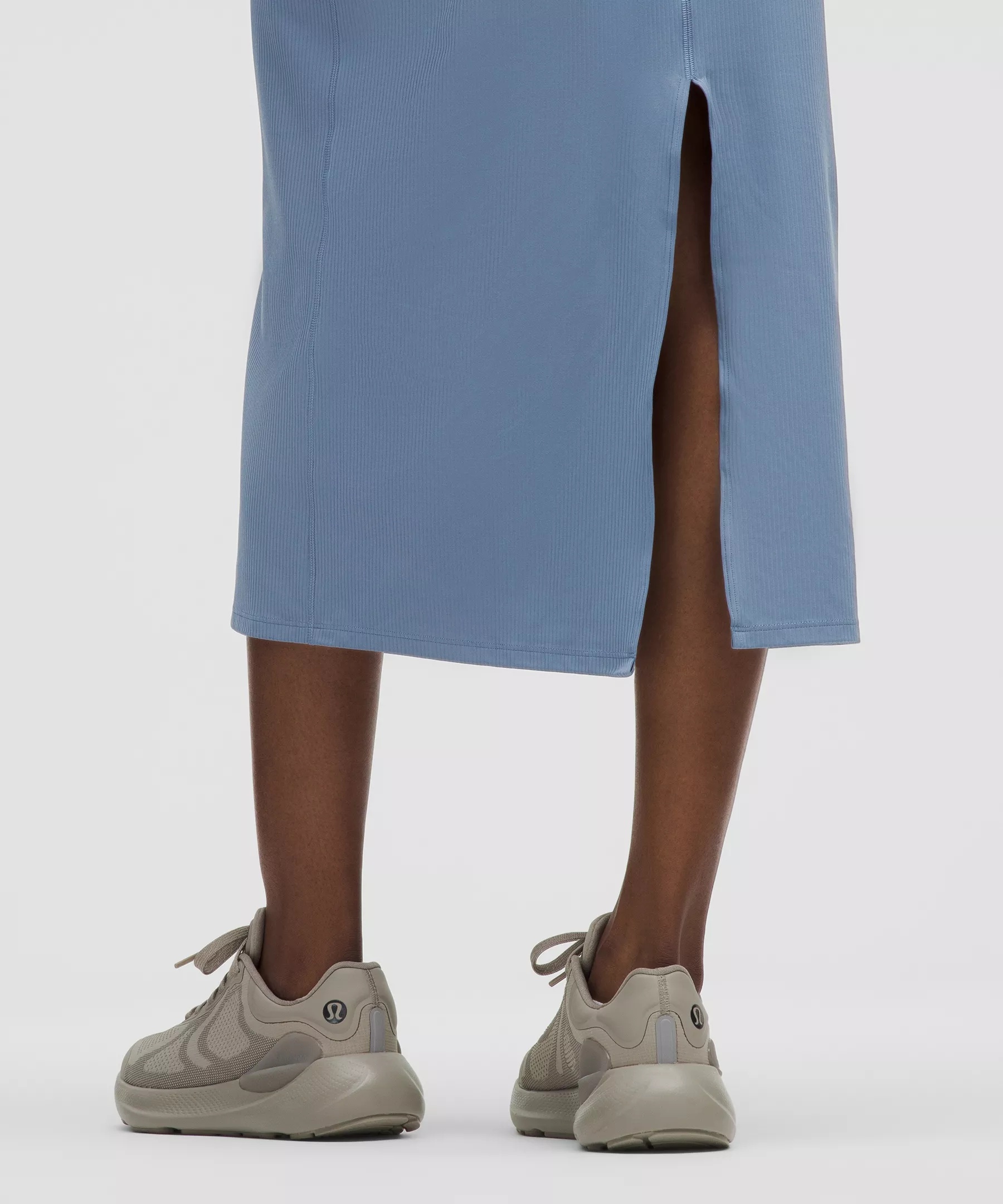 All Aligned Ribbed Midi Dress - 5
