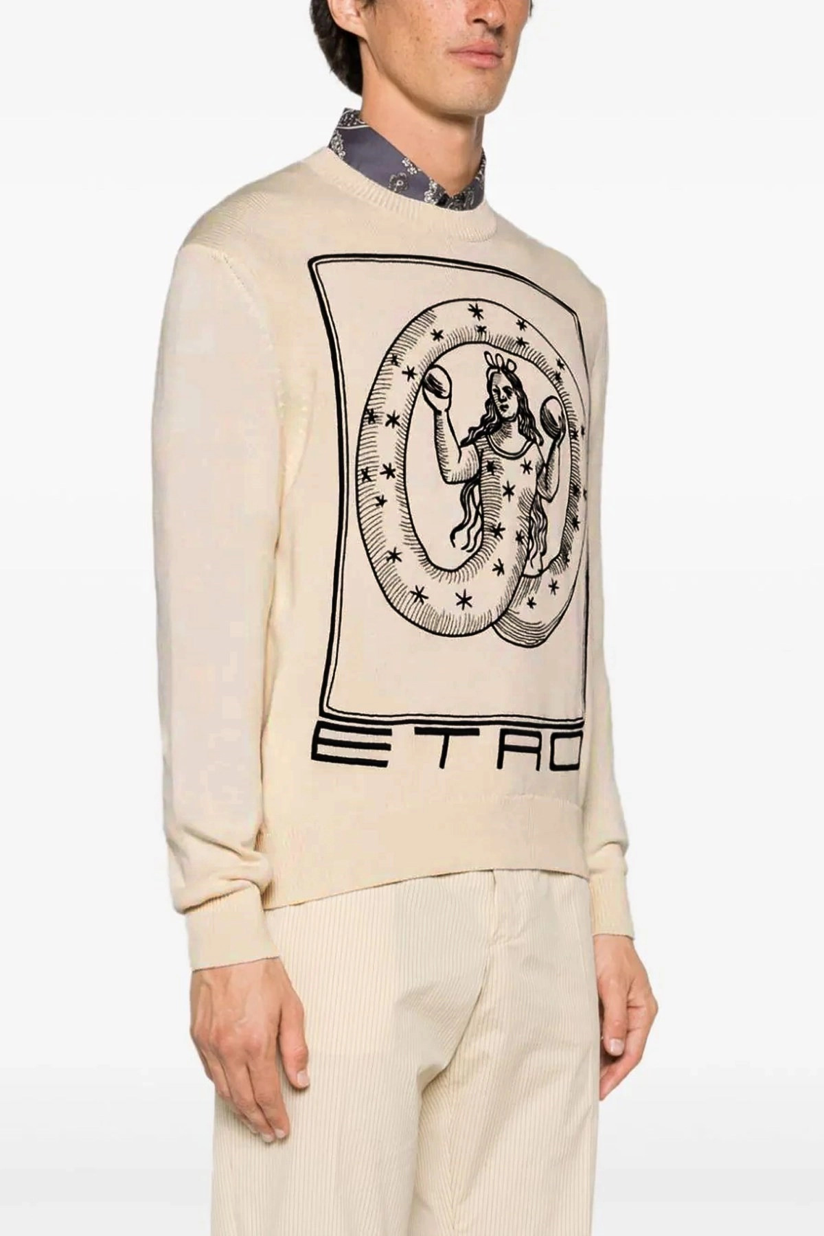 Logo embroidery sweater - 2