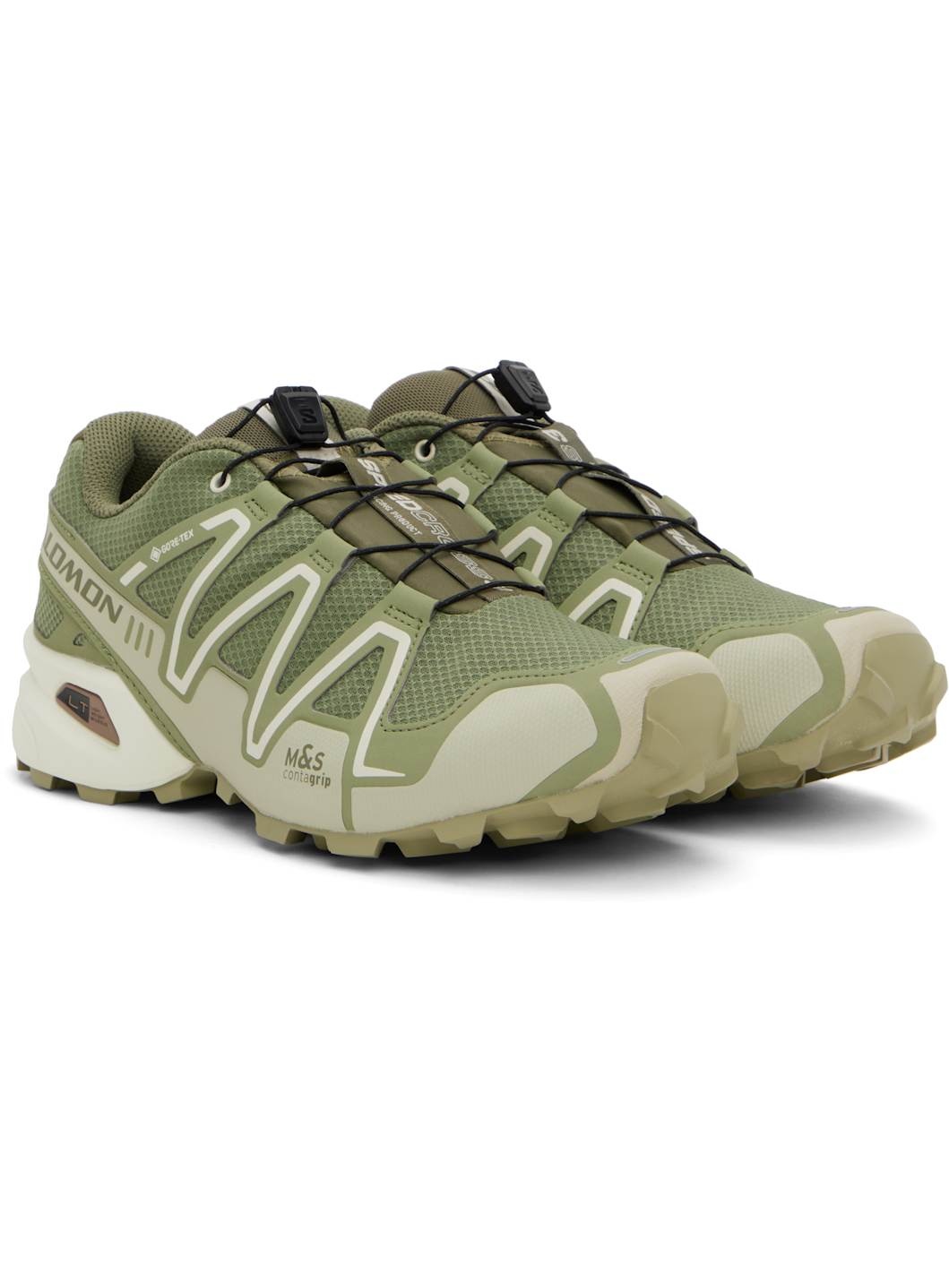 SALOMON Khaki Speedcross GORE-TEX Sneakers ssense REVERSIBLE