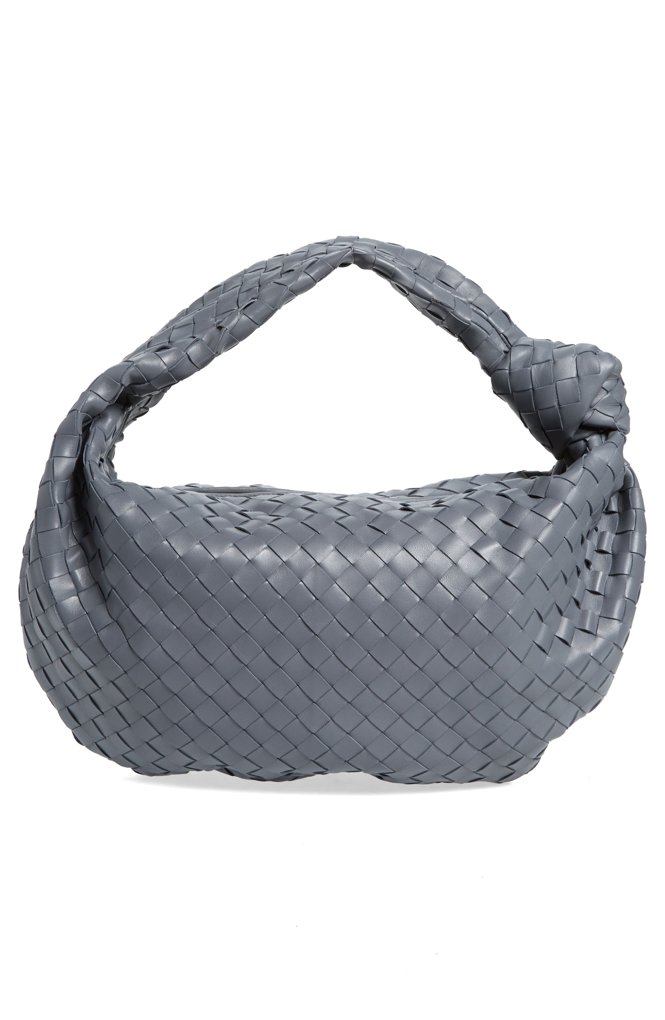 Bottega Veneta BV Jodie Leather Hobo Bag in Thunder-Gold at Nordstrom - 3