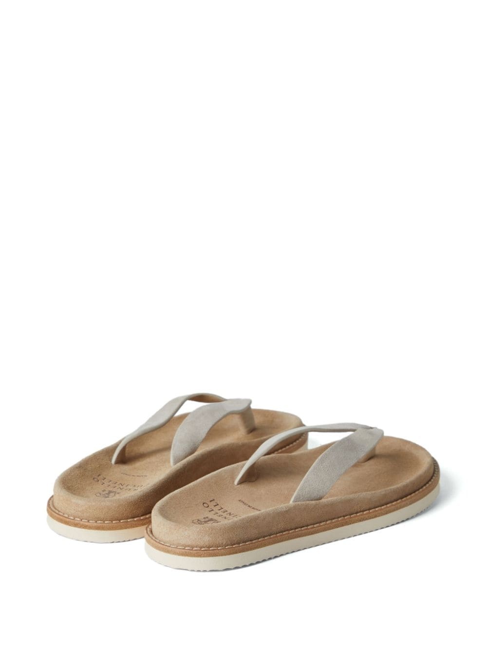 suede flip flops - 3