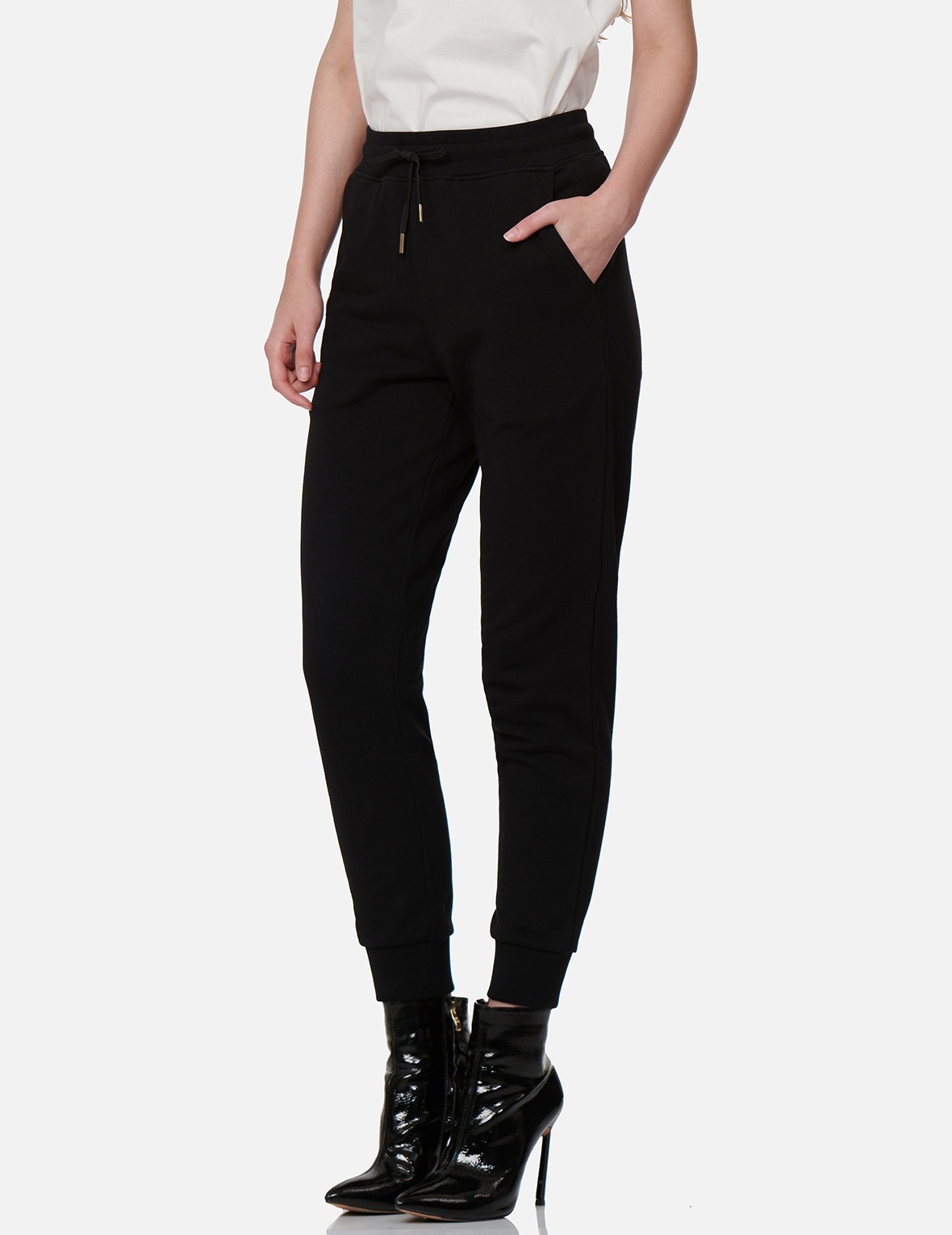 2-LAYER HAND-BRUSHED DAICOCK FOIL PRINT SWEATPANTS - 8