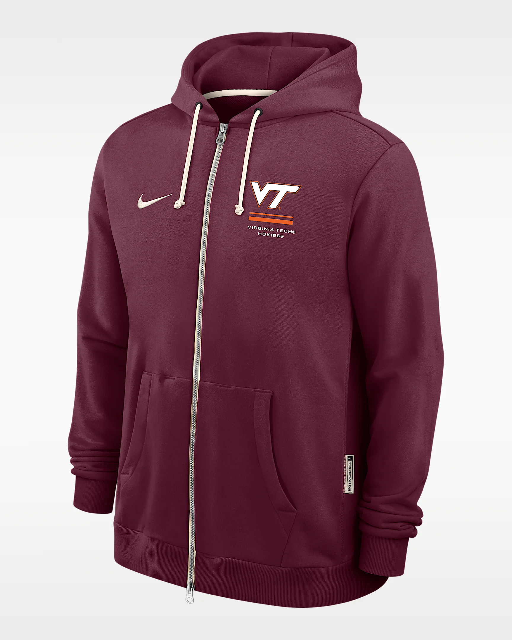 Virginia Tech Sideline Standard Issue Men's Nike Dri-FIT College Full-Zip Hoodie - 1