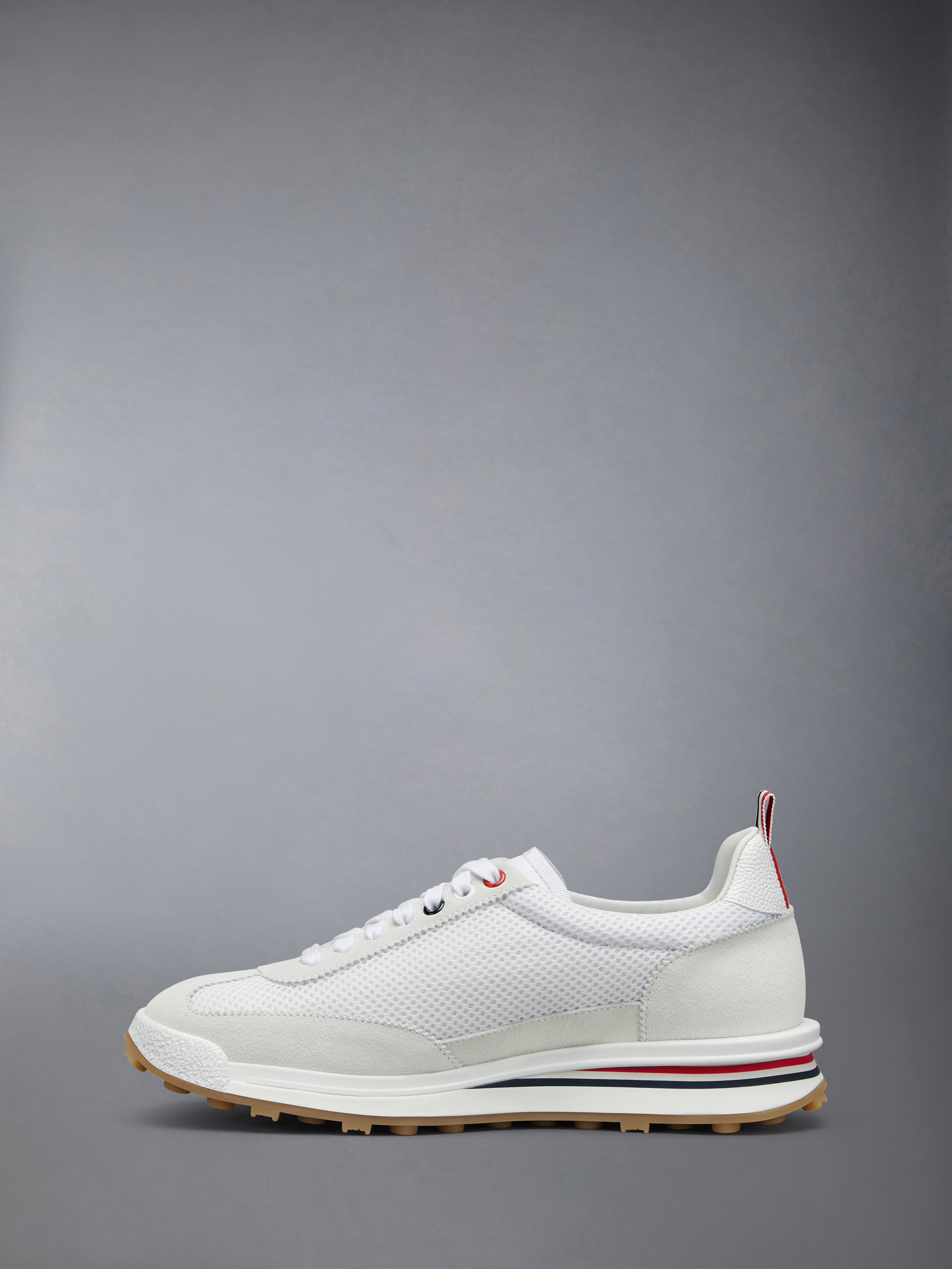 WHITE NYLON TECH RUNNER - 3