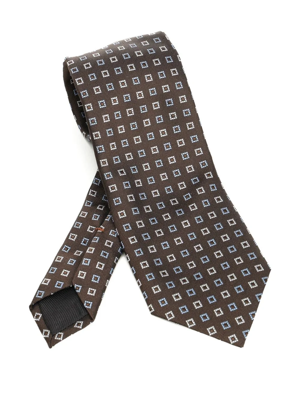 square-pattern tie - 1