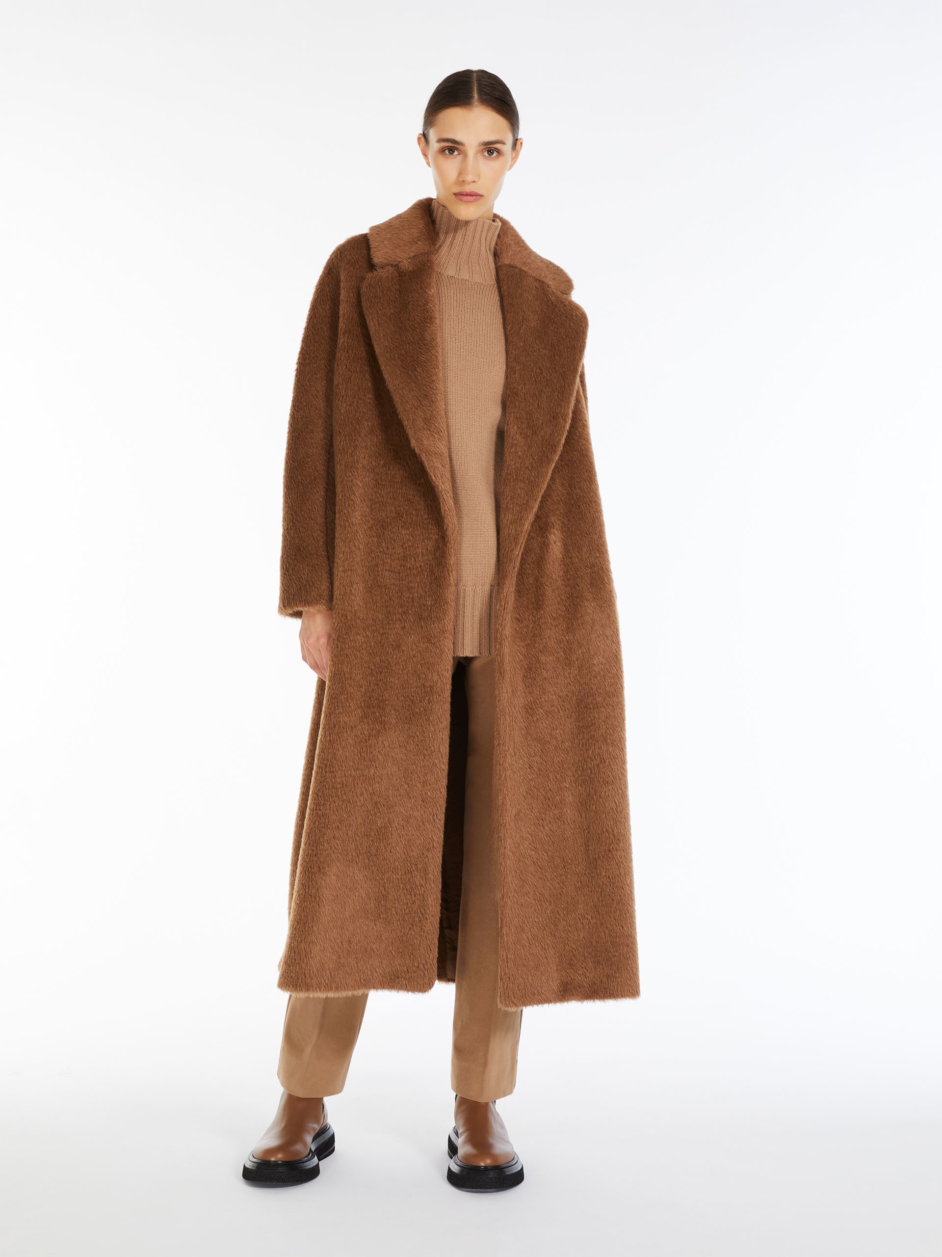 Max Mara Oversized alpaca and wool coat | maxmara | REVERSIBLE