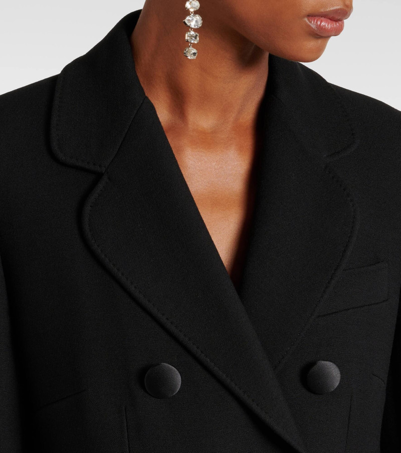 Double-breasted virgin wool coat 4
