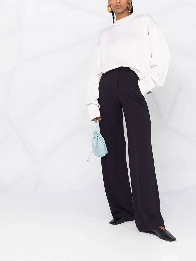 Jil Sander two-tone jumper outlook