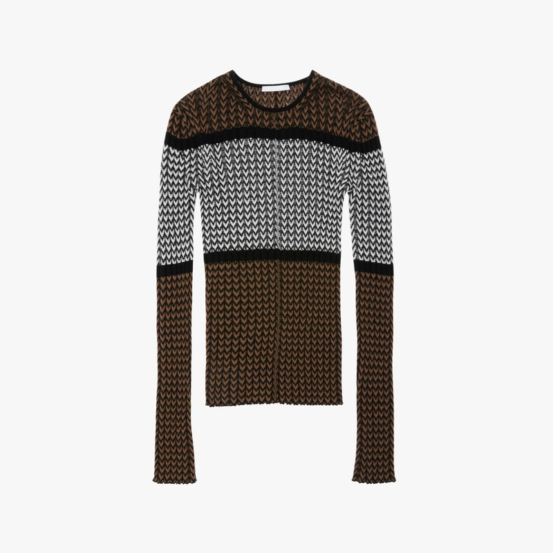 RIB KNIT CREWNECK SWEATER 1