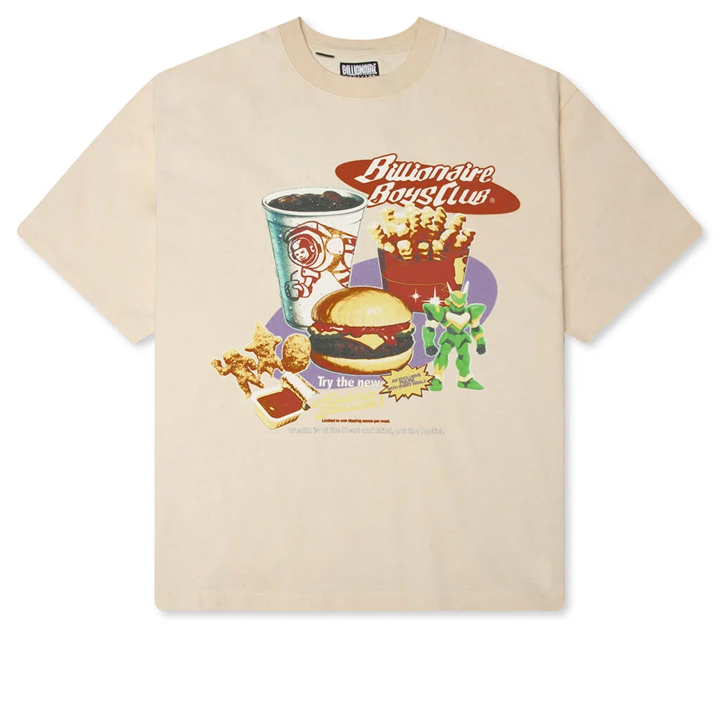 ASTRO SAUCE S/S KNIT TEE - ECRU - 1