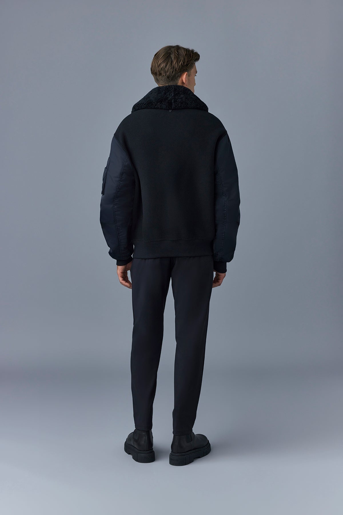 LEONARD wool bomber jacket - 6