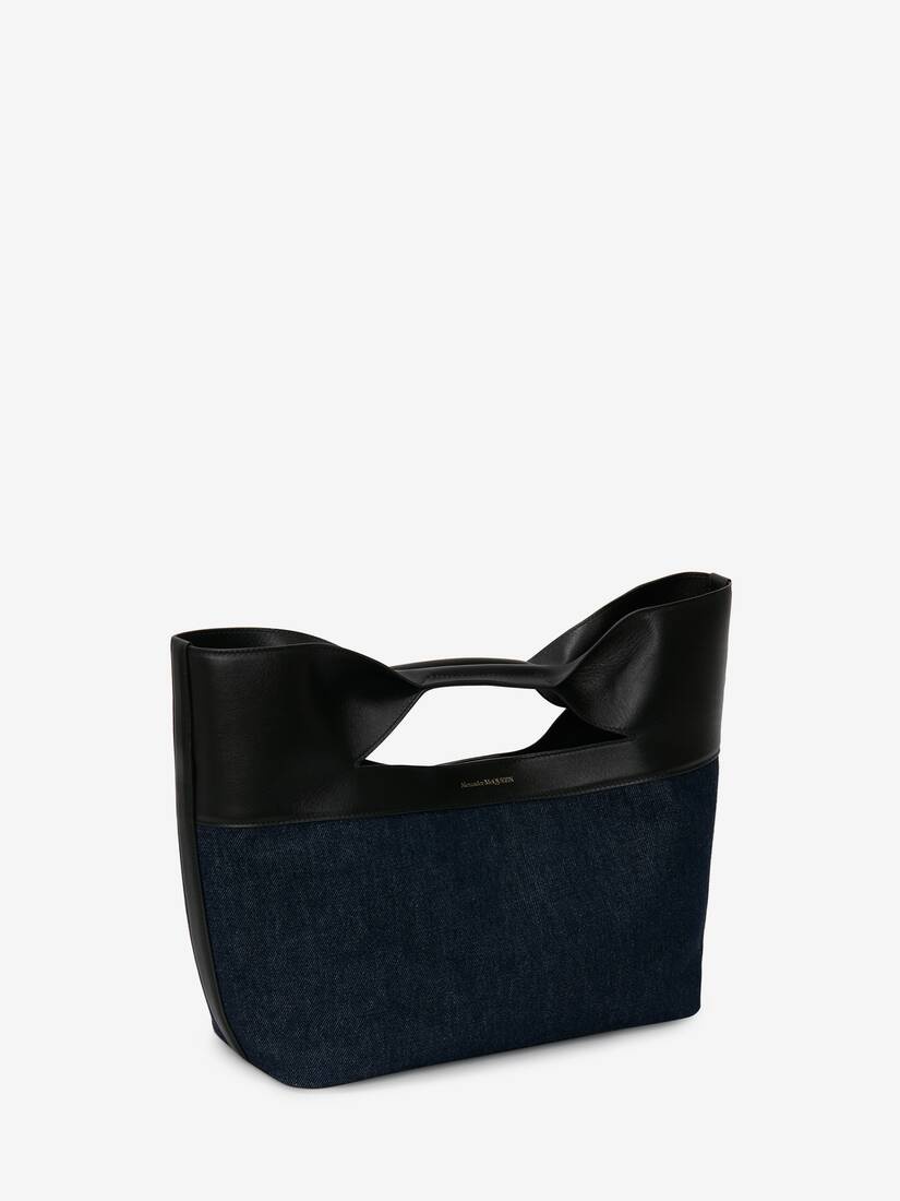 The Bow Small in Denim - 2