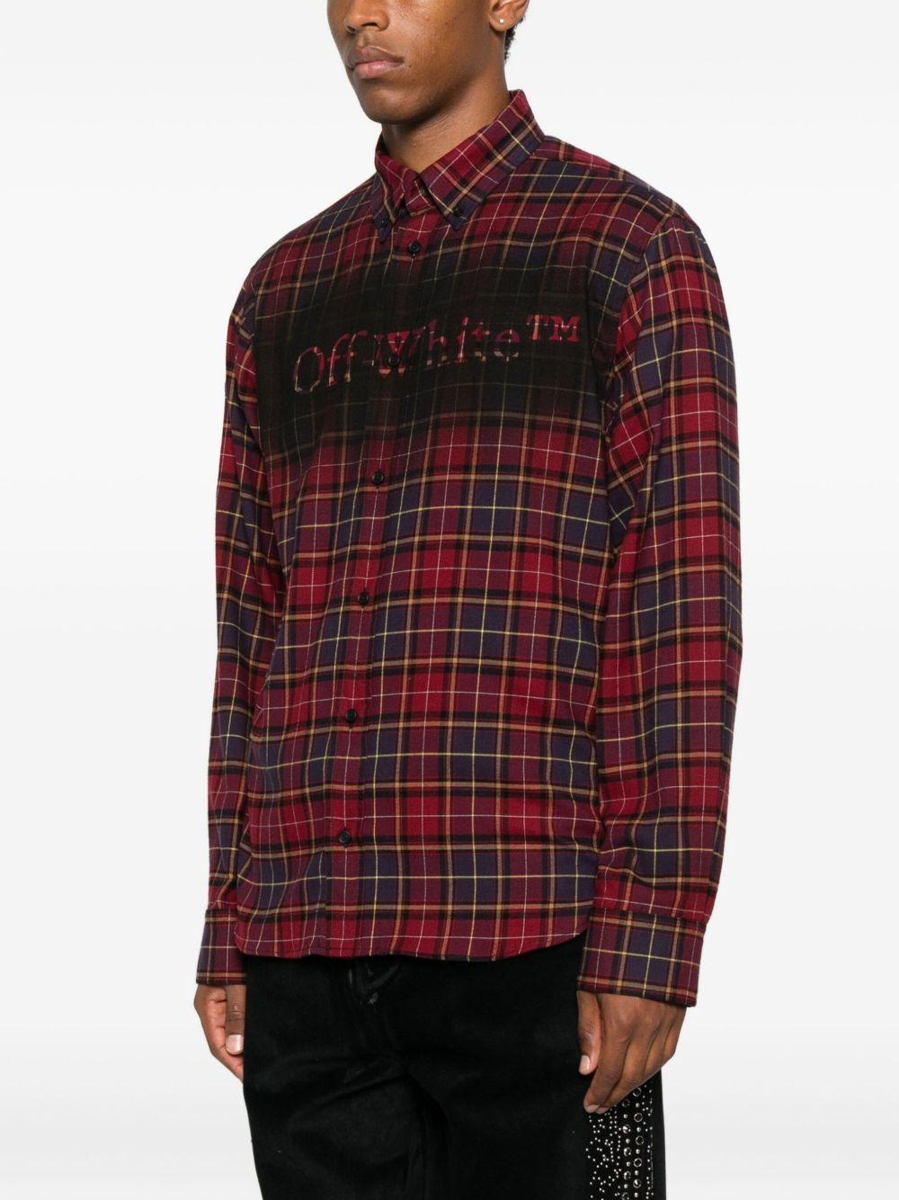 logo-print shirt - 3
