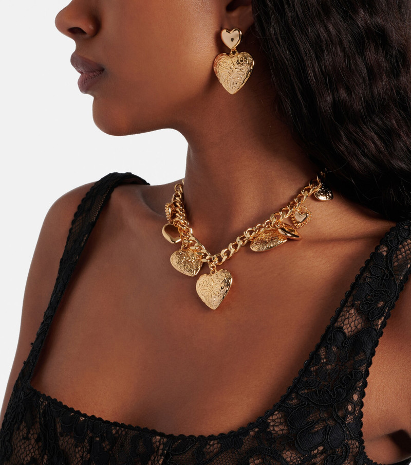 Engraved drop earrings 3