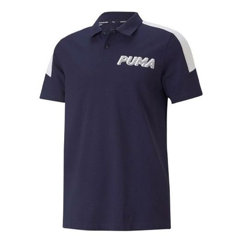 PUMA Modern Sports Logo Polo T-Shirt 'Navy' 845913-06 - 1
