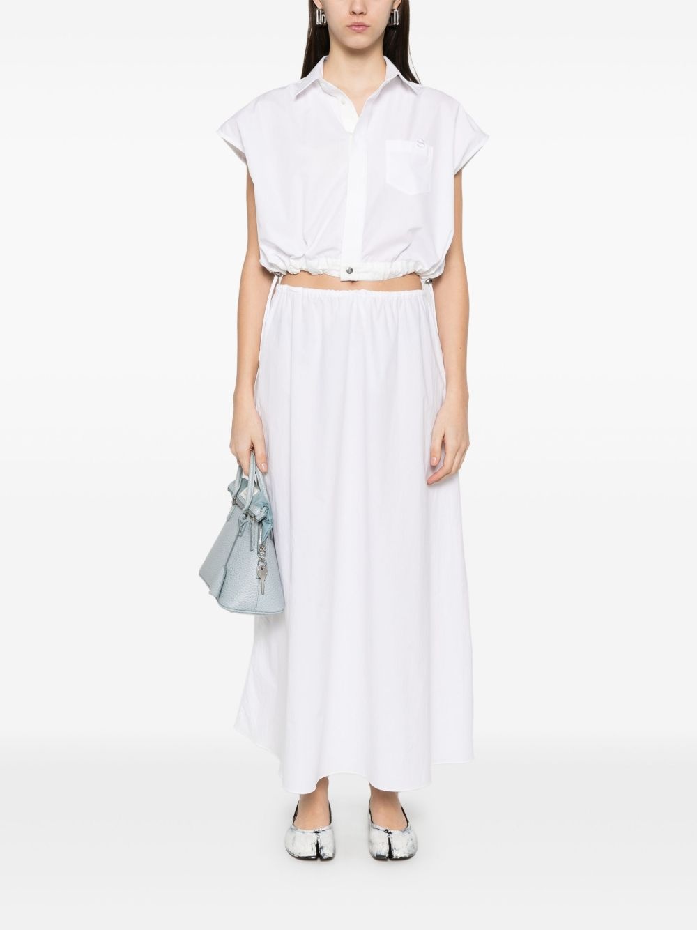 logo-embroidered shirt - 2