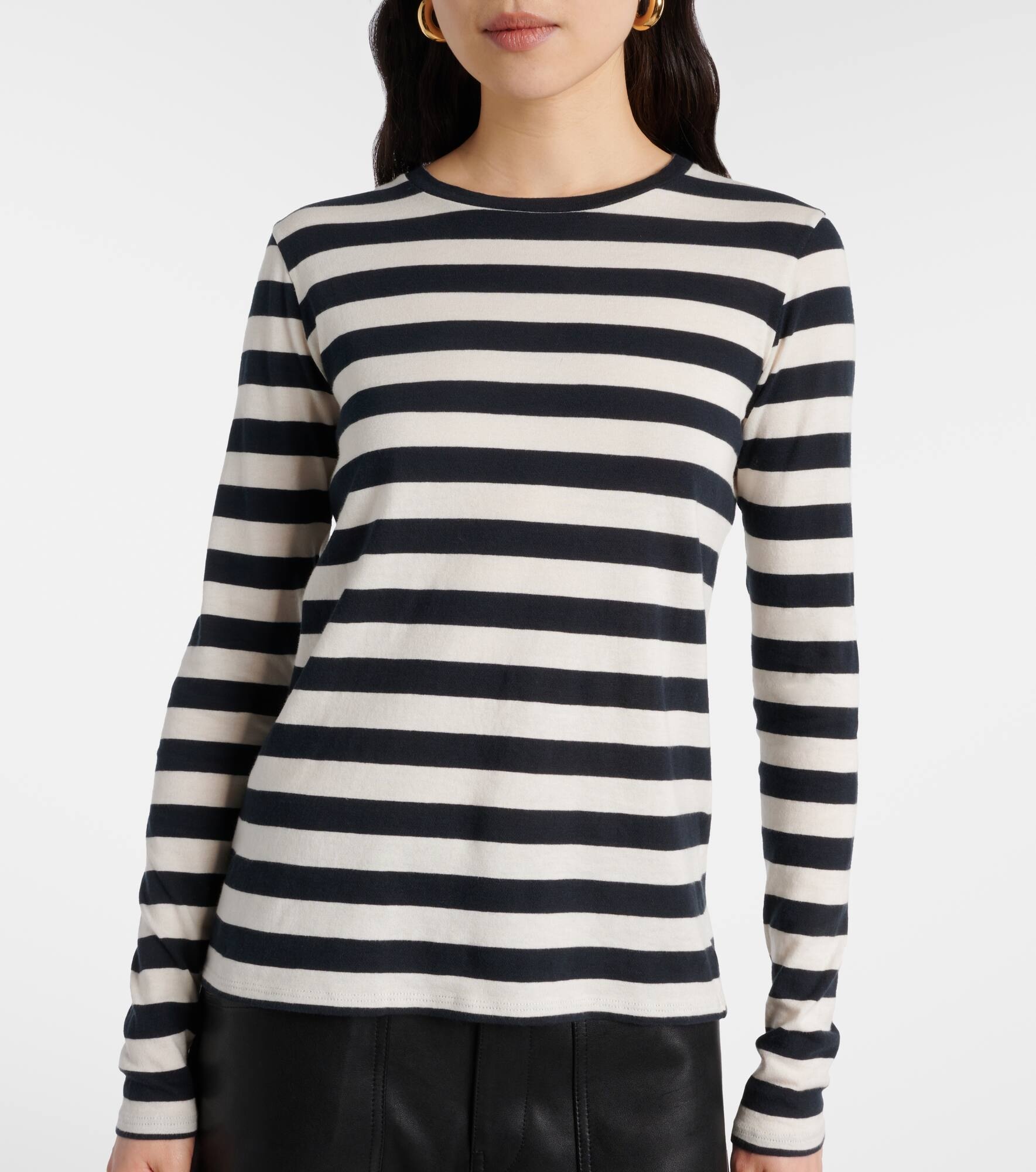 Striped cotton jersey T-shirt - 6