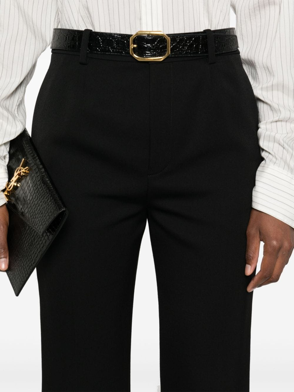 Saint Laurent Women Flared Trousers - 2