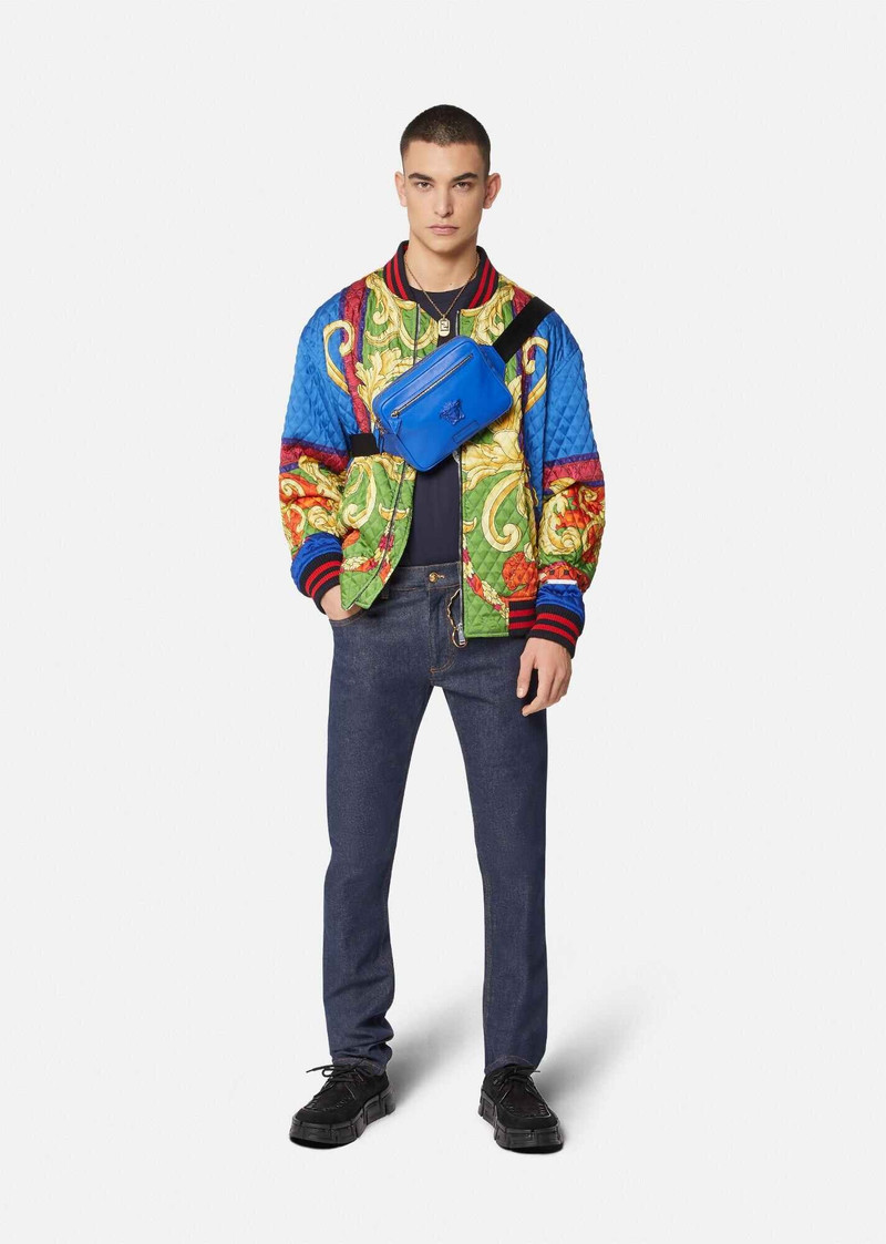 VERSACE Slim Fit Dark Blue Jeans outlook