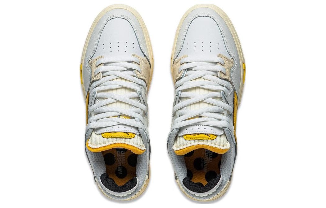 (WMNS) Li-Ning Wave Pro 'White Yellow' AECS094-1 - 4