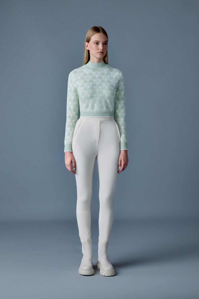 MACKAGE LAN-SF Snowflake Jacquard knit top outlook
