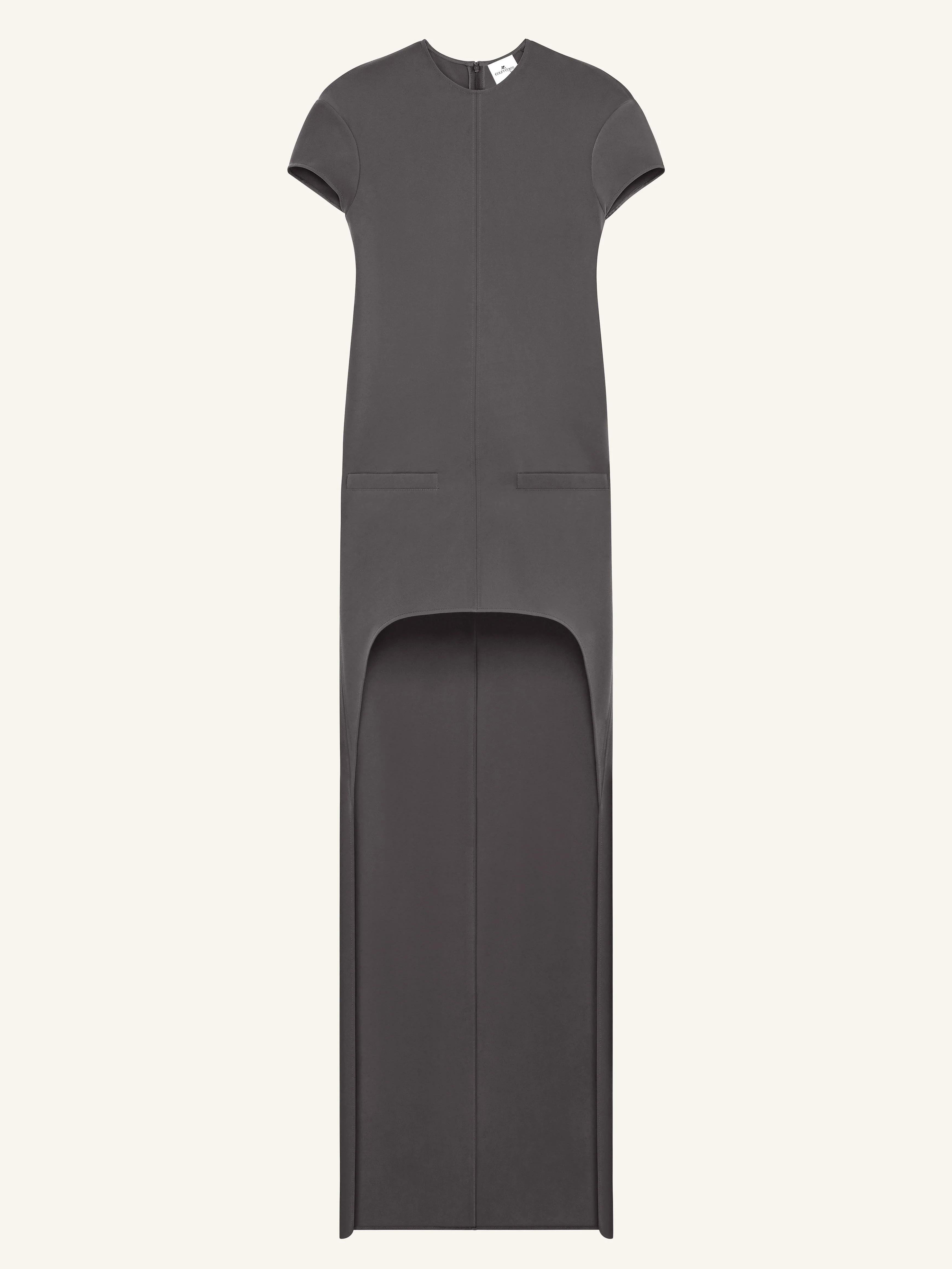 CIRCLE EDGED LONG DRESS - 1