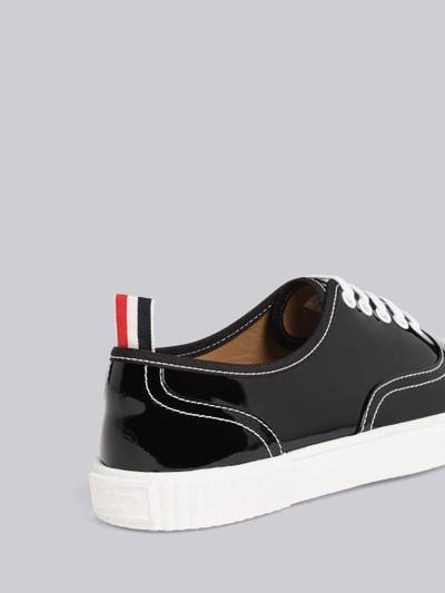 Thom Browne Soft Patent Leather Heritage Trainer outlook