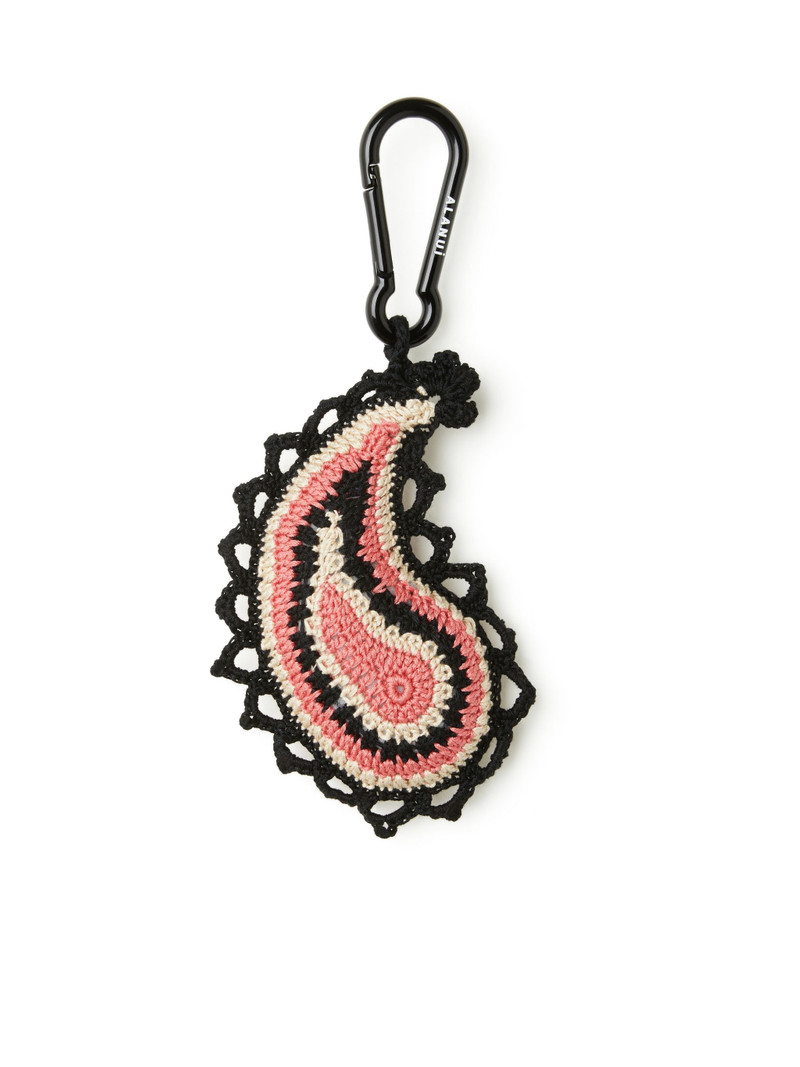 Alanui Handmade Paisley Crochet Key Holder outlook