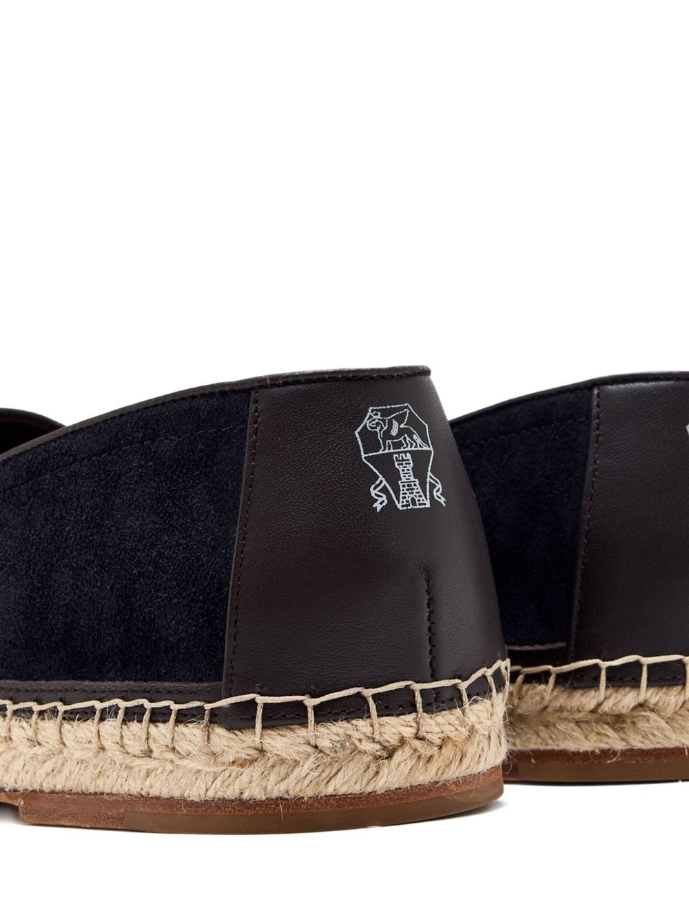 suede-leather espadrille loafers - 3