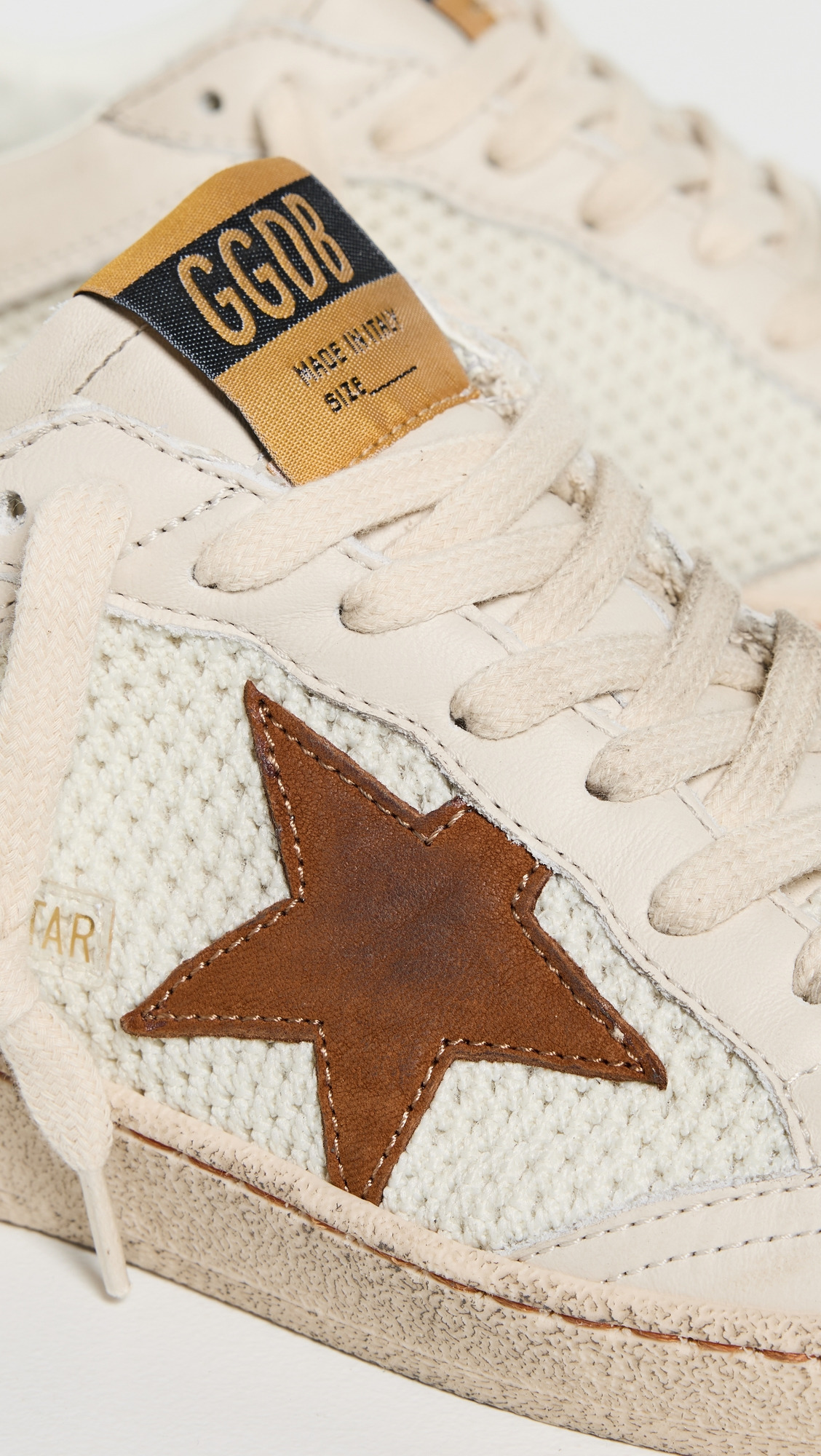 Ballstar Net and Leather Sneakers - 5