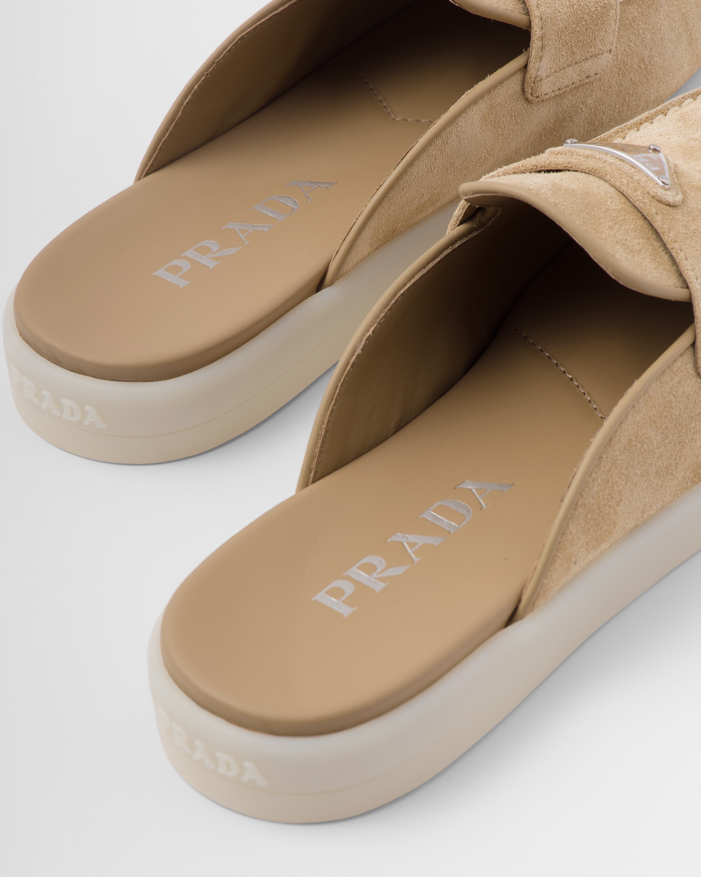 Suede mules - 6