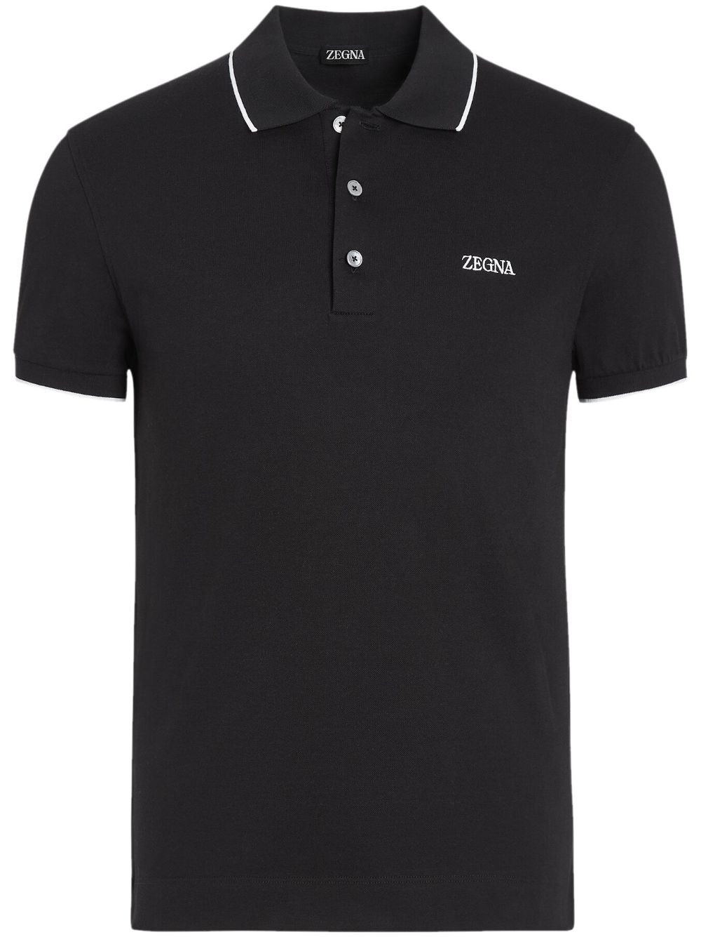 cotton polo shirt - 1