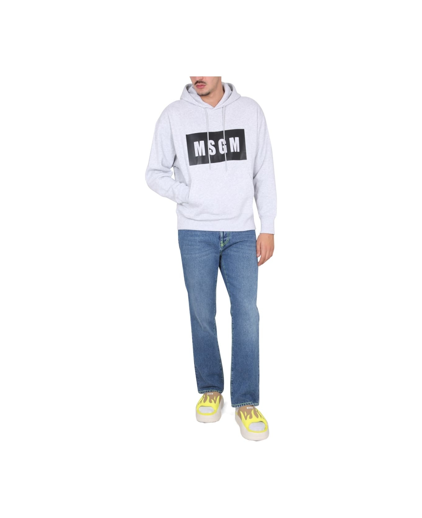Sweatshirt With Logo Box - 2