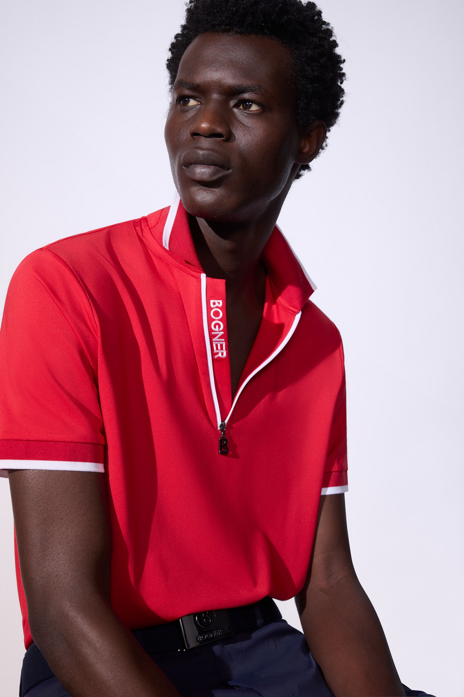 Cody Functional polo shirt in Red - 6